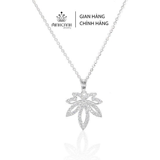Dây Chuyền Bạc Nữ Hình Lá Phong - Minh Canh Jewelry