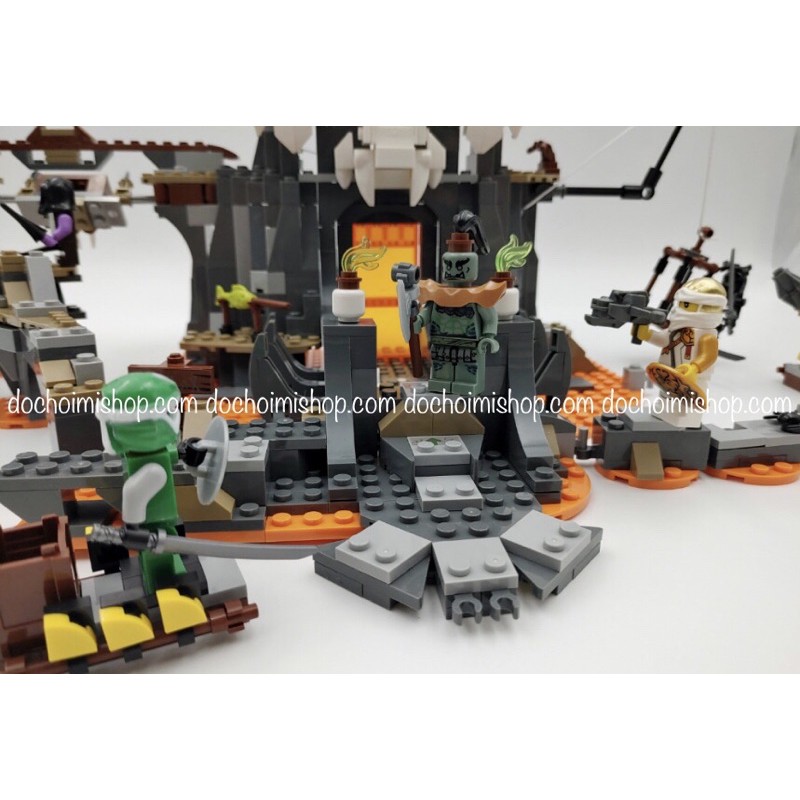 Ảnh thật cuối  Lắp ráp 7184 Ngục tối của phù thuỷ đầu lâu Ninjago Season 13