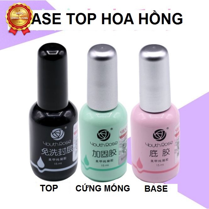 Base, top, cứng móng Hoa hồng chính hãng