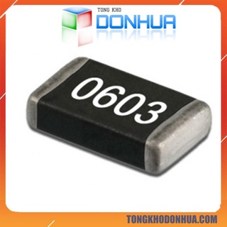 100 Cái điện trở  0603 1% 1K/10K/10R/24K/220R/1.13K/6.49K/330R/51K
