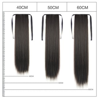 TÓC GIẢ CỘT THẲNG CAO CẤP 50CM