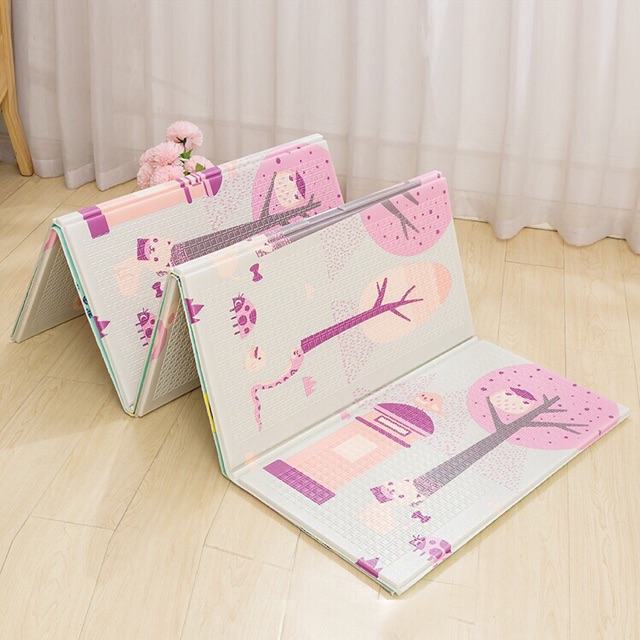 Thảm XPE phủ Silicon 2 mặt gấp gọn