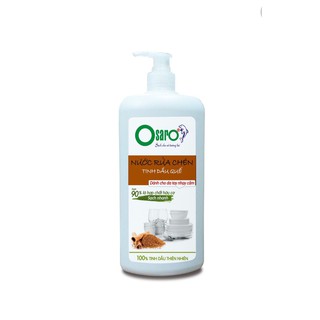Nước rửa chén bát SIÊU TỐC - OSARO hữu cơ hương tinh dầu thiên nhiên 100% chai 1L