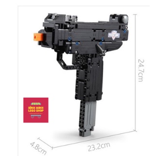 Bộ Đồ Chơi Lắp Ghép Kiểu LEGO Mô Hình PUBG MINI UZI CaDa C81008 với 359 Chi Tiết