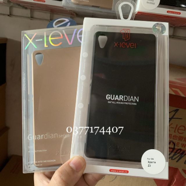Ốp lưng Sony Xperia Z3 hiệu X-level Guardian siêu mềm mịn