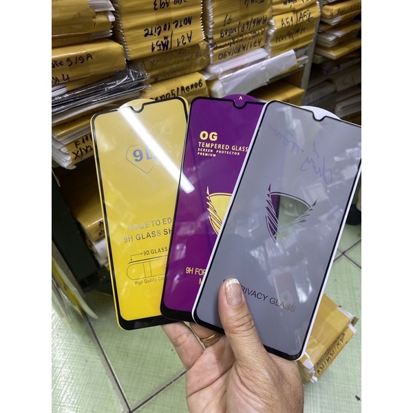 Cường lực Sámung A12/ A52/ A72/ M51/ M32/ A22 4G/ A32  loại 9D/ loại OG / loại chống nhìn trộm