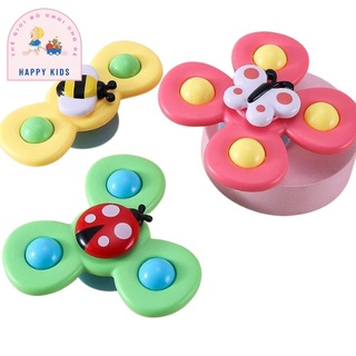 Con quay spinner 3 cánh cho bé cao cấp hộp 3 cái, con quay hình bướm, ong, cánh cam