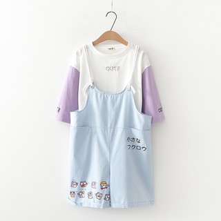Quần Yếm Short Kaki Nhật Bản 194