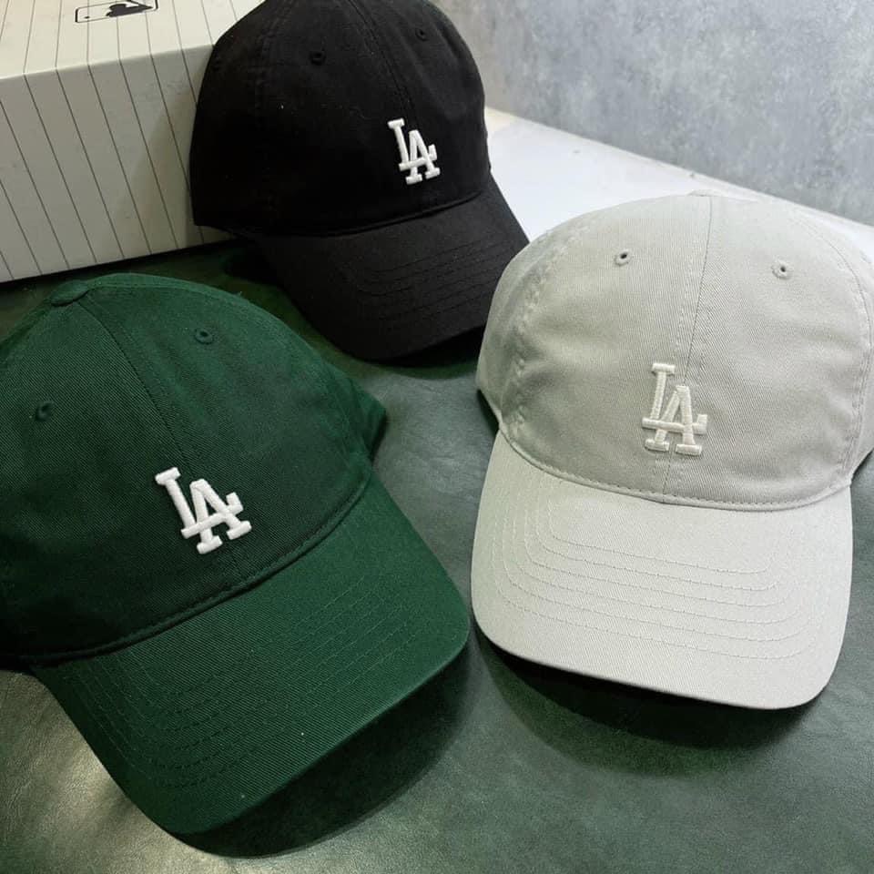 Nón cap lưỡi trai MLB la xanh, ny đen hàn quốc full tag authentic bao check