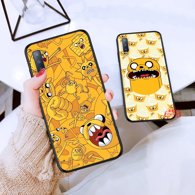 Ốp điện thoại mềm hình hoạt hình Adventure Time 7C cho Samsung A10 A20 A30 A40 A50 A60 A70 A51 A71 A81 A91