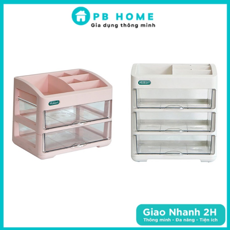Tủ Mỹ Phẩm Hokori 3636, Tủ Đựng Đồ Trang Điểm Đa Tầng Cao Cấp Việt Nhật