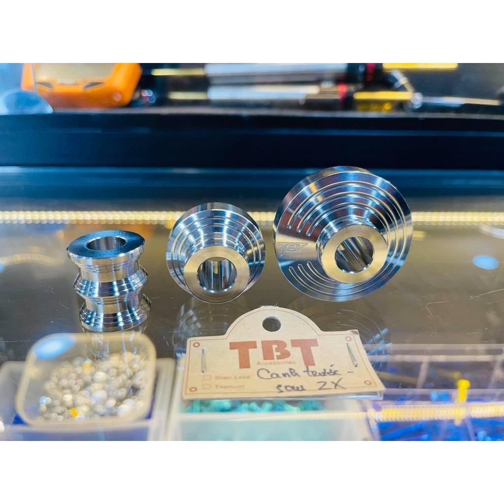 Combo chụp cóc TBT cho sirius ex135 ex10 kèm cốt tán v2 chất liệu inox 304