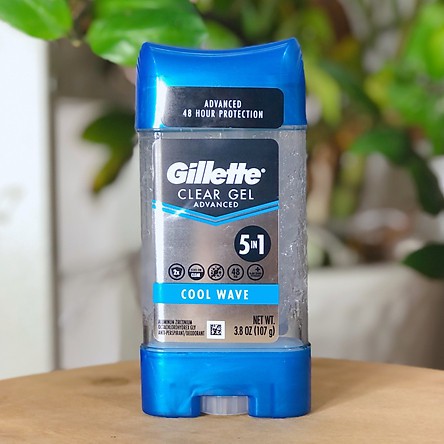 Lăn Khử Mùi Gillette Dạng Gel Cool Wave Clear Gel 107g