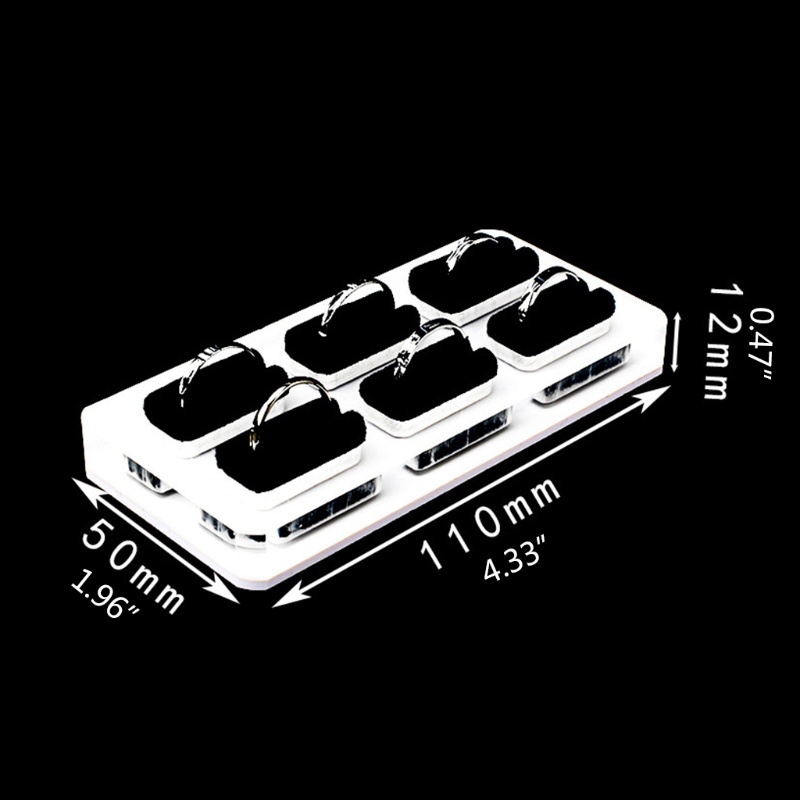 Giá Đỡ Trưng Bày Nhẫn Trang Sức Hình Vuông Bằng Acrylic