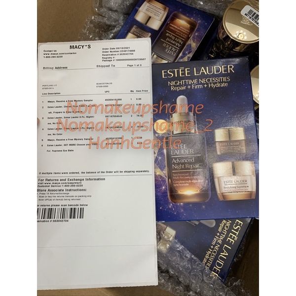 SET DƯỠNG 3 MÓN ESTEE LAUDER RADIANT SKIN REPAIR + RENEW LIMITED EDITION