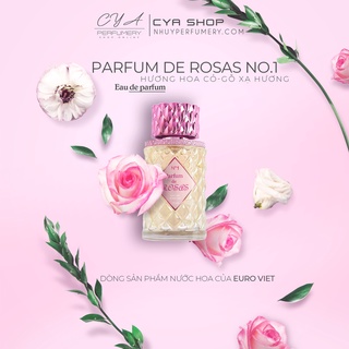 Nước hoa nữ parfum de rosas no.1 - hương hoa cỏ gỗ xạ hương.