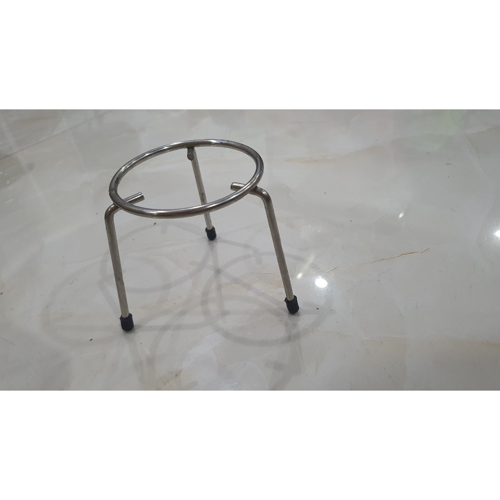 Kiềng nung inox dùng trong phòng thí nghiệm trường học THCS, THPT, chiều cao 10cm, dùng cho đèn cồn Việt Nam