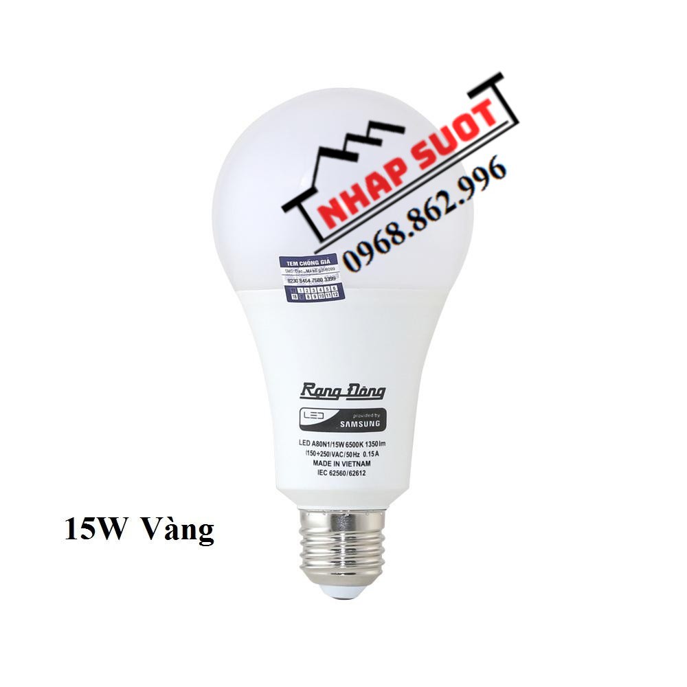 (Chính Hãng) Bóng đèn Rạng Đông LED BULB tròn 12-30W