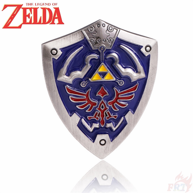 > Ready Stock < ❉ The Legend of Zelda Pin ❉ Ocarina of Time Shield Badge Cosplay Collection Brooches Pins