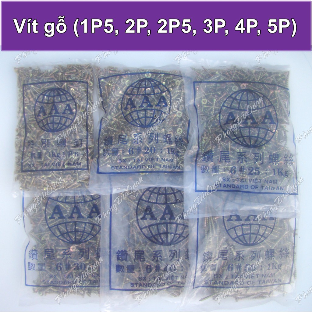 [100g - 500g] Vít gỗ