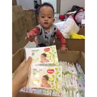 Khăn ướt Huggies không mùi gói 10 tờ