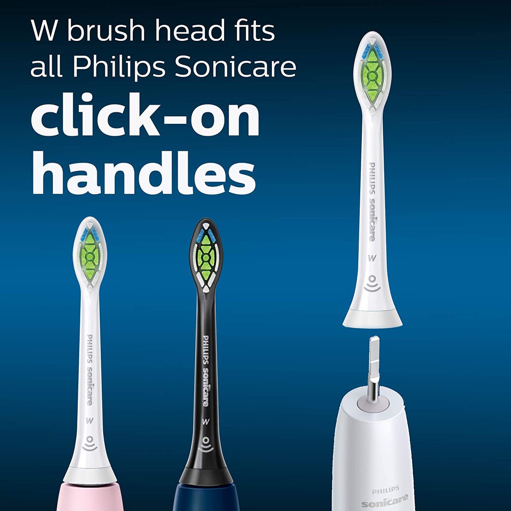 [Mã 44FMCGSALE1 giảm 10% đơn 250K] Hộp 2 đầu bàn chải Philips Sonicare W DiamondClean HX6062/65