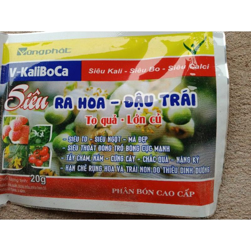 THUỐC KÍCH HOA ĐẬU QUẢ NHIỀU