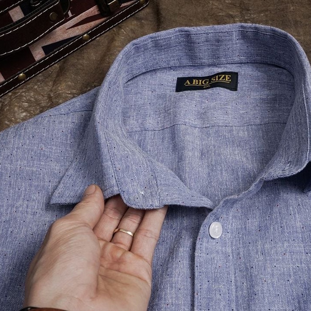 Áo Sơ Mi SMC_Tre Chấm Bi_001 75- 120kg ABISGZIE