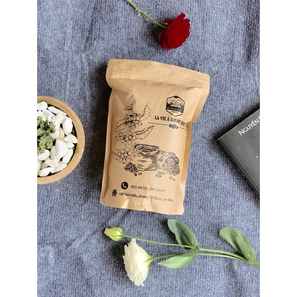 500g Cà phê rang xay nguyên chất La Vie À Dalat Coffee | BigBuy360 - bigbuy360.vn