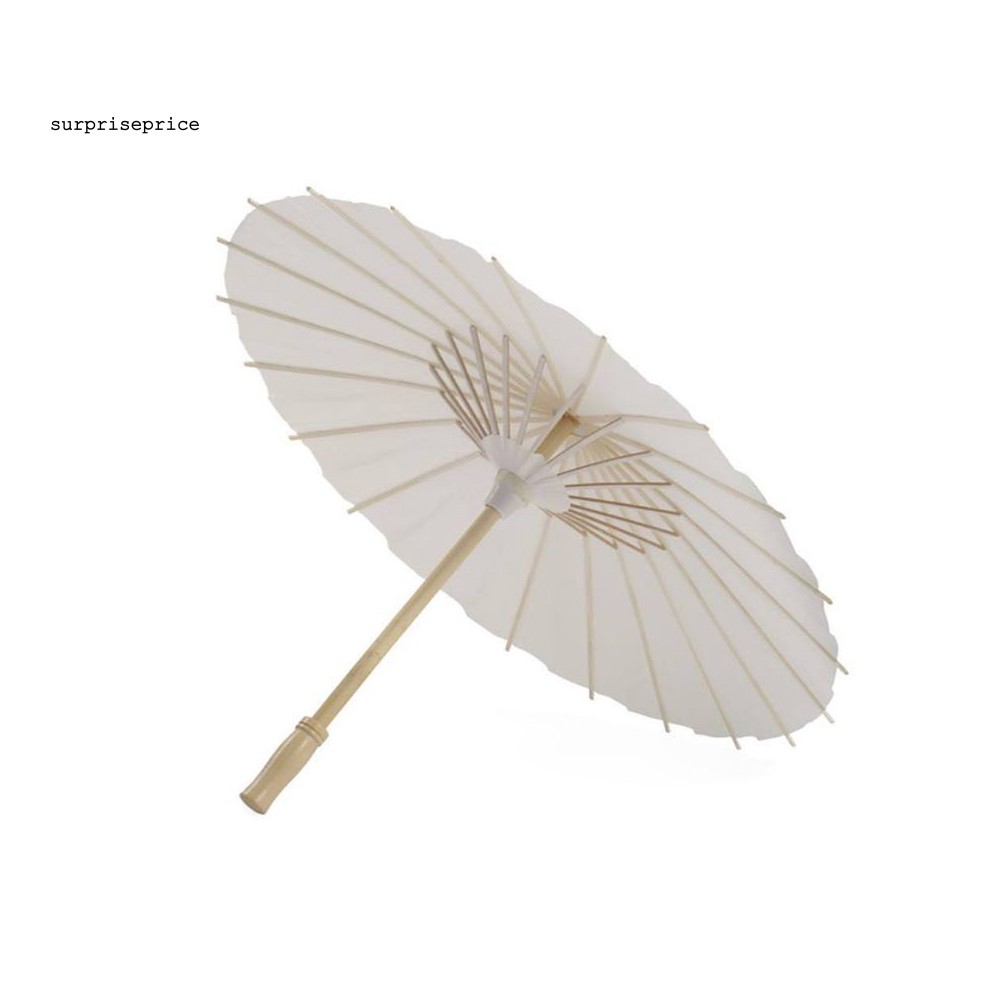 Ô màu trắng trơn bằng giấy phong cách Trung Hoa đơn giản