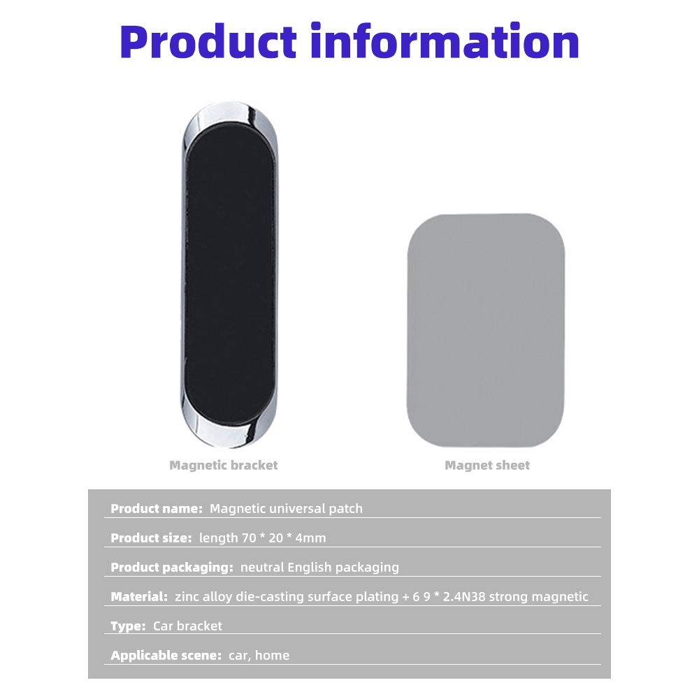 Đế giữ điện thoại nam châm hình dải dây mini gắn trên xe hơi tiện lợi | BigBuy360 - bigbuy360.vn