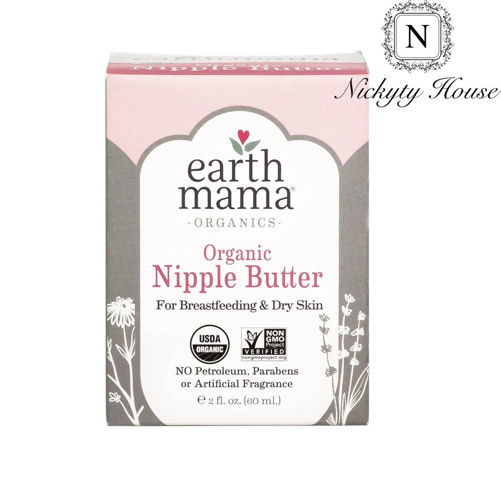 Kem trị nứt đầu ti hữu cơ EARTH MAMA Organic