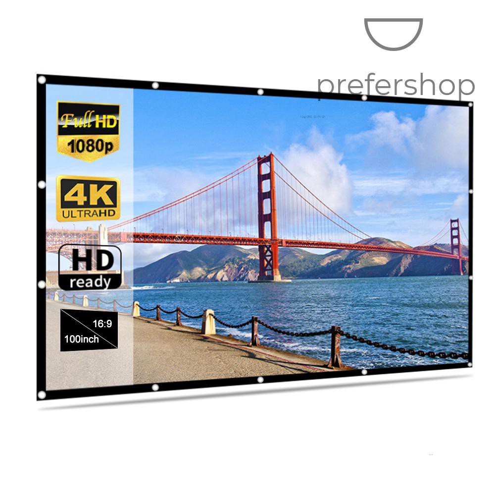 Màn Hình Máy Chiếu Treo Tường 150inch 16: 9