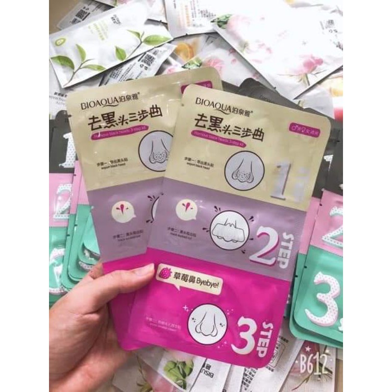 LỘT MỤN 3 bước🍒dùng bao phê🍒3 step lột sạch mụn dầu đen, mụn cám làm sáng da