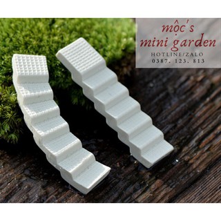 Tiểu cảnh mini_Cầu thang trắng_CA67
