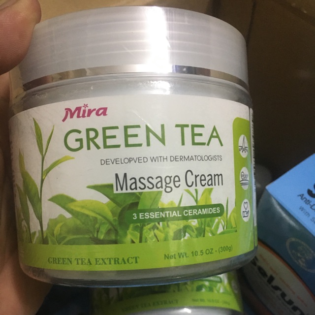 Kem massage body trà xanh Mira