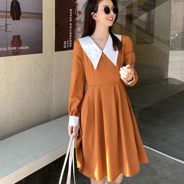 Váy Nữ Xinh Tiểu Thư Bánh Bèo, Váy Xòe Dáng Dài Nữ Quảng Châu Kiểu Dáng Hàn Quốc Vintage | BigBuy360 - bigbuy360.vn