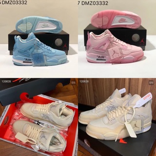 ẢNH THẬT KÈM VIDEO | Giày Thể Thao Jordan 4 Ofwhite Sail