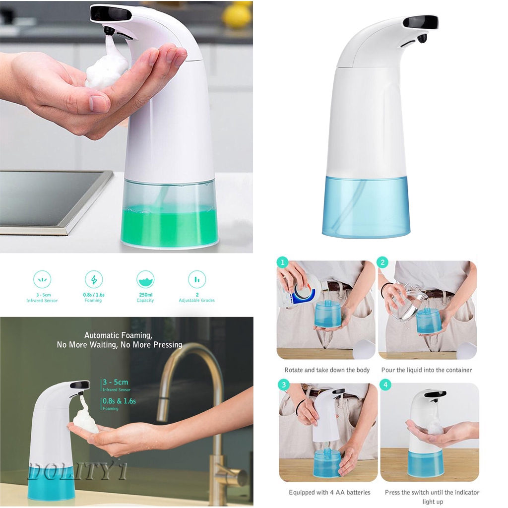 Bình Đựng Xà Phòng Cảm Biến Hồng Ngoại 250ml