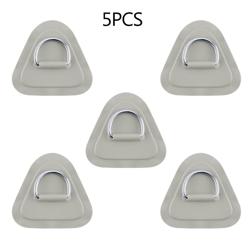 Bộ 5 Vòng Đệm / Miếng Vá Chữ D Bằng PVC Cho Thuyền Kayak Bơm Hơi