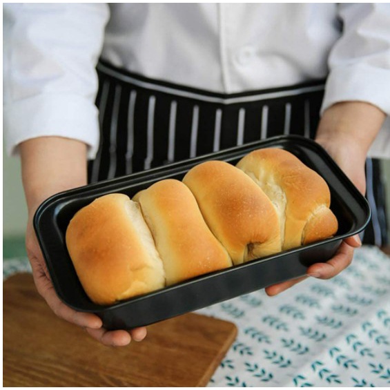 Khuôn loaf bánh mì chống dính hình chữ nhật 25.5cm
