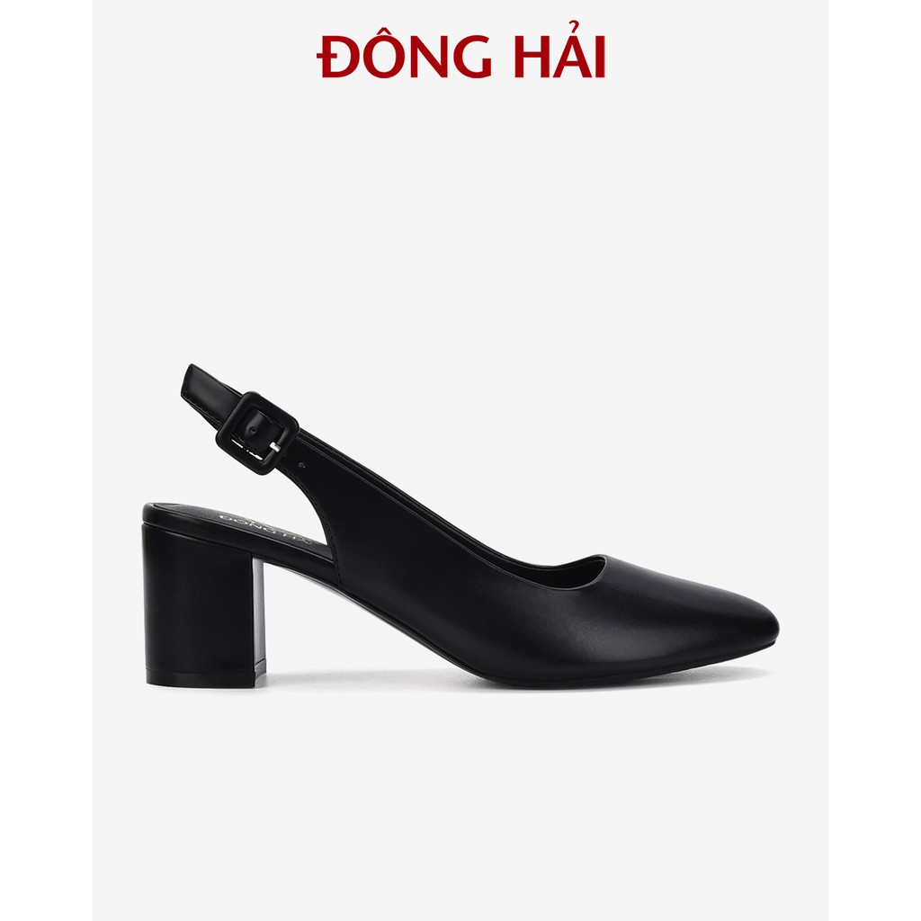 &quot;TẶNG NGAY 30K khi theo dõi gian hàng &quot;Giày Cao Gót Nữ SLINGBACK Gót Vuông Đông Hải - G85P6 (6cm)