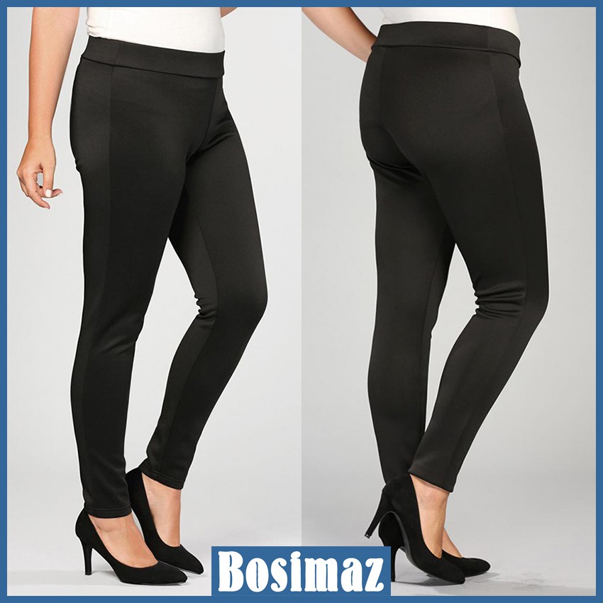 Quần Legging Nữ Bigsize Bosimaz MS511 dài màu đen cao cấp, thun co giãn 4 chiều, vải đẹp dày, thoáng mát không xù lông.