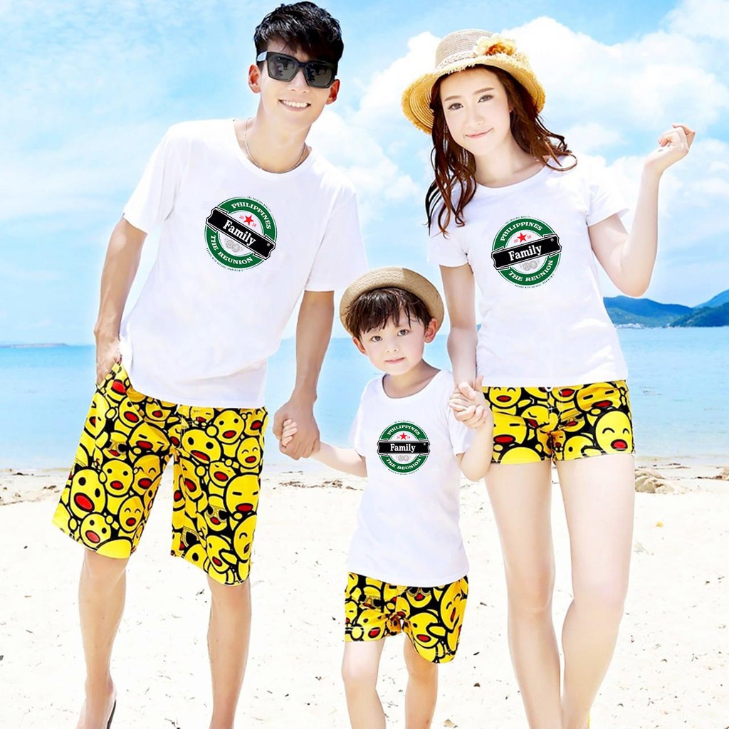 Áo thun gia đình đẹp in nhãn hiệu family dễ thương cao cấp
