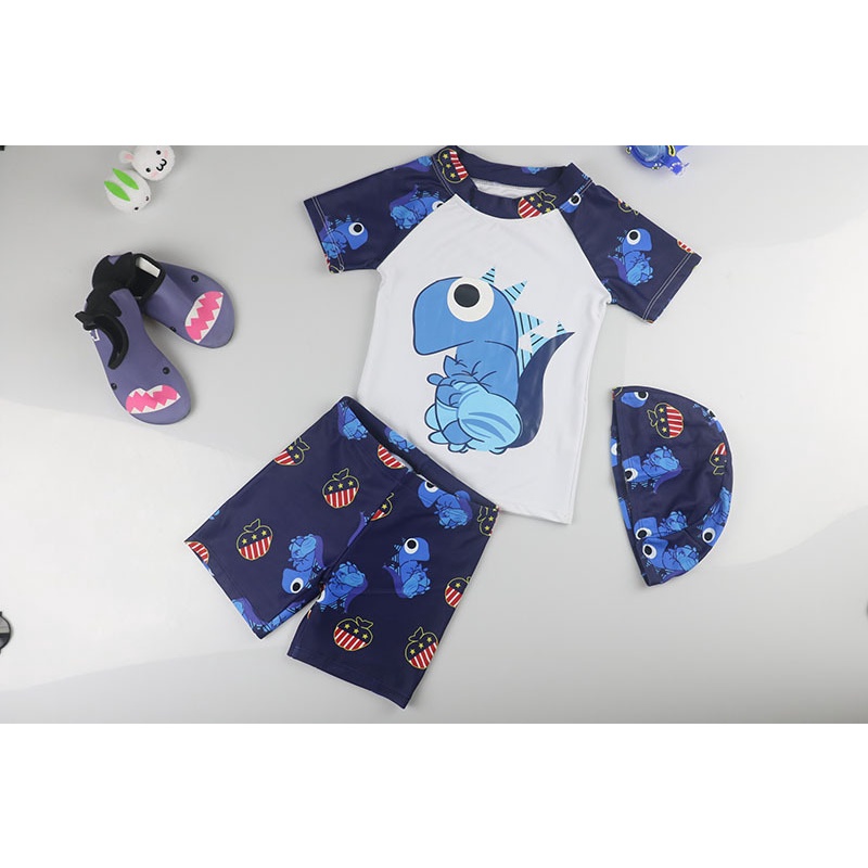 Bộ đồ bơi cho bé trai hàng loại 1, chất liệu bền đẹp co dãn tốt, đường may chuẩn chỉnh chắc chắn HABI19