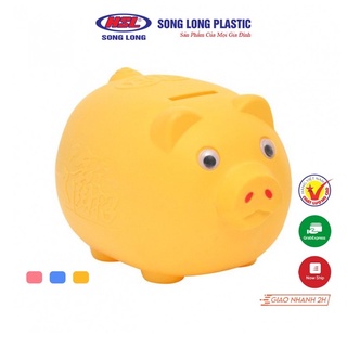 LỢN NHỰA TIẾT KIỆM TIỀN CHO BÉ SONG LONG PLASTIC SIZE NHỎ