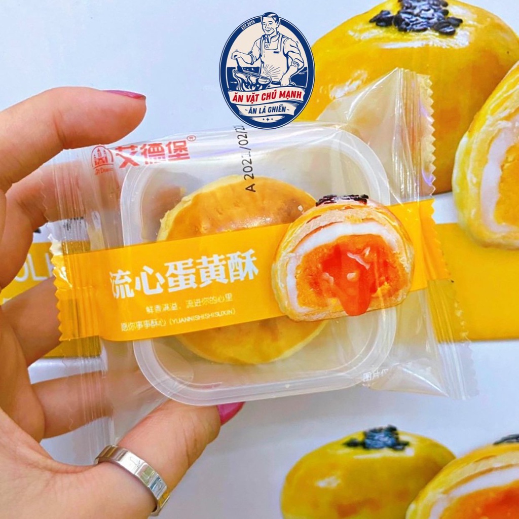 Bánh Pía Trứng Muối Chảy Egg Yolk Puff