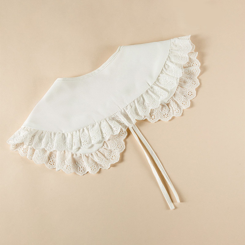 Yoioi Vòng Cổ Ren Ngắn Phối Bèo Nhún Phong Cách Nhật Bản Cho Búp Bê