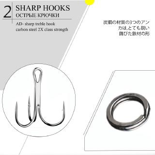 Mồi câu cá nhân tạo 8g 10cm