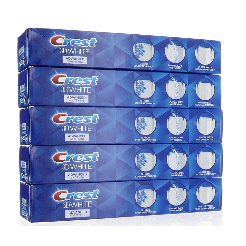 Kem đánh răng Crest 3D White Advanced 147g của Mỹ